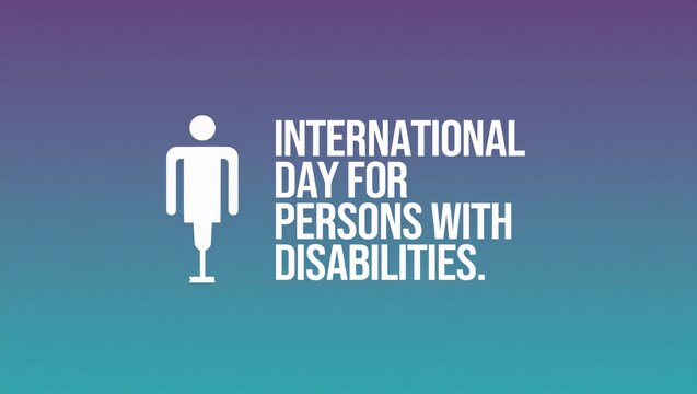 International day for persons with disabilities awareness graphic - Powered by Adobe