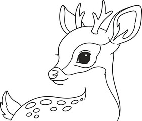 deer ilustration vektor 