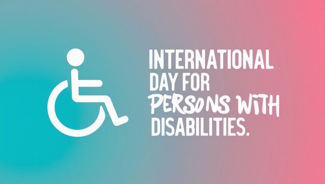 International day for persons with disabilities awareness graphic