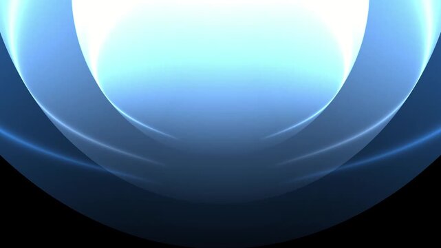 Abstract silver gradient background with smooth curves and light effects
