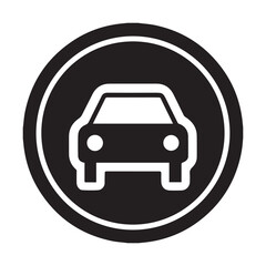 parking sign icon vector illustration