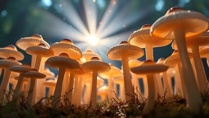Mushrooms Forest.