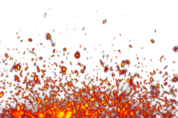 Fire Sparks PNG Overlay — Realistic Glowing Spark Effects, Explosion Particles, Energy Burst, Magic Sparks Texture for Photoshop & Video Editing