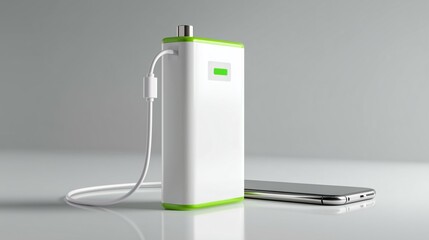 Modern electric car charging station with a sleek design and user-friendly features