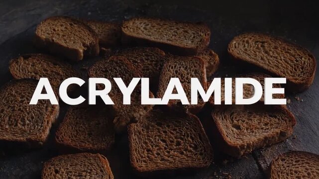 Acrylamide in burnt food.