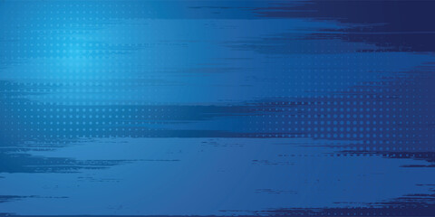 blue color Dots pattern gradient grunge texture background. pop art comics sport style. vector