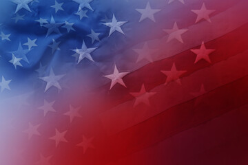 American flag abstract background