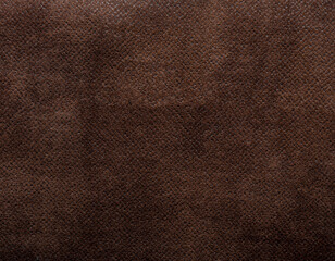 High-Resolution Dark Brown Fabric Texture Background