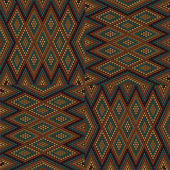  Ornament  is made in bright, juicy, perfectly matching colors. Ornament, mosaic, ethnic, folk pattern.