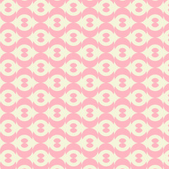 Soft Pink Pastel Geometric Pattern