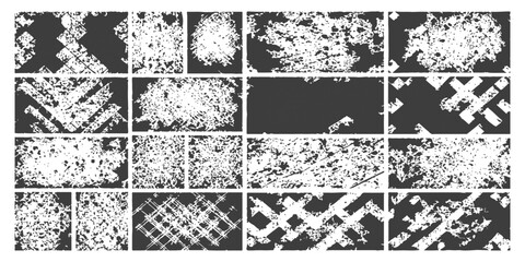 Grunge texture pack: distressed abstract patterns and backgrounds