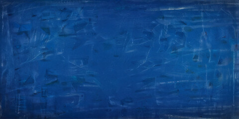 Blank blue chalkboard
