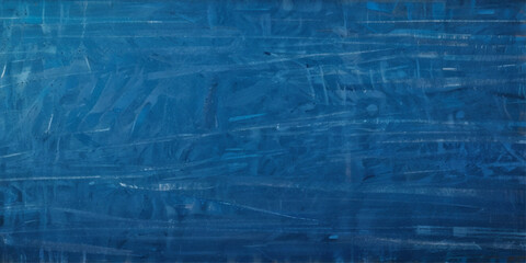 Blank blue chalkboard
