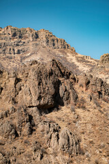 Fototapeta premium desert landscape in the desert