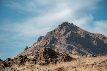 mountain peak in the mountains