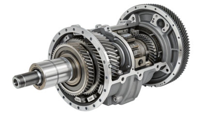 Explore the inner workings of a state-of-the-art transmission system, a marvel of engineering precision for automotive and industrial applications