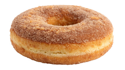 Delicious donut covered with cinnamon sugar, perfect for satisfying your sweet cravings anytime, a tempting treat to brighten your day and share with friends