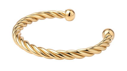 Elegant gold bracelet jewelry glistens, perfect for sophisticated fashion advertisements or luxury product displays, showcasing timeless style and refined taste