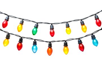 Glowing Festive String Light Garland for Christmas and New Year Decorations