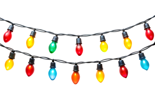 Glowing Festive String Light Garland for Christmas and New Year Decorations