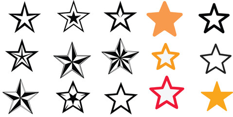Fototapeta premium star vector icon