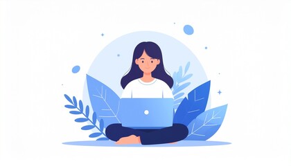 Obraz premium woman in yoga position