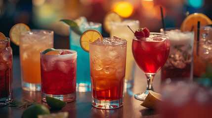 Refreshing cocktails tantalize taste buds with color
