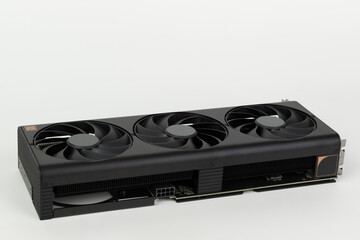 2,5 slot graphics card for creators and gamers for desktop PC, on white background