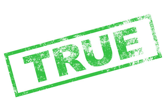 True green stamp sign, vintage true green seal sign illustration in PNG isolated on transparent background