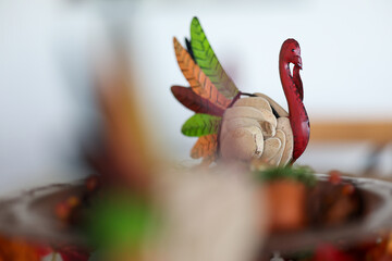 Thanksgiving holiday decoration for a warm cozy home during the Autumn season