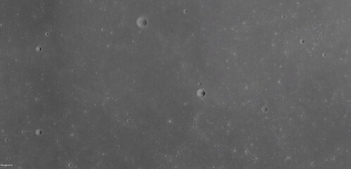 Detailed Lunar Surface Texture with Craters and Shadows from Space