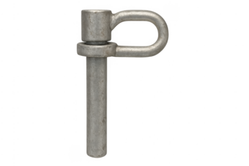 Metal linchpin fastener for industrial machinery parts