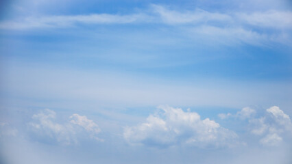 blue sky with clouds. beautiful blue sky nature background
