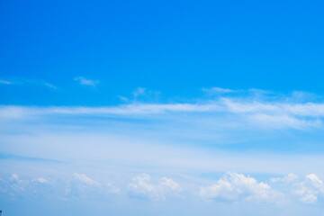 blue sky with clouds. beautiful blue sky nature background