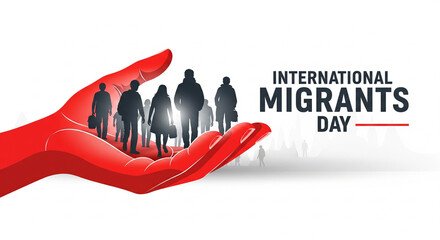Supporting international migrants with compassion and care, a symbol of hope and solidarity for global community, offering opportunities for growth and a better future