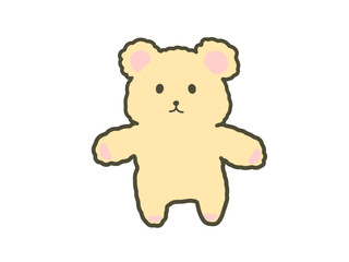 cute teddy character