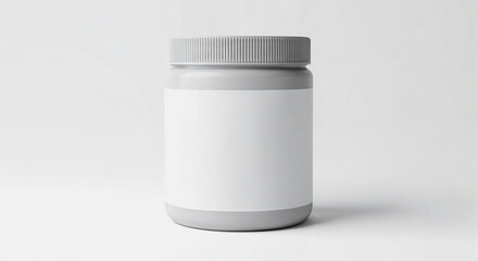 white plastic bottle