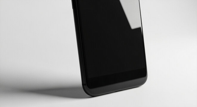 smart phone with blank screen