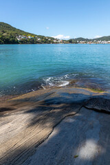 Rocks at Bombinhas beach