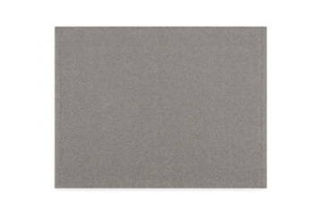 Minimalist gray square with textured surface, isolated on transparent background