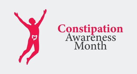 Constipation Awareness Month Health Education Poster