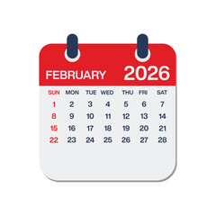 Calendar Year 2026, February, 2026