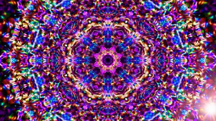 A mesmerizing display of vibrant colors swirls in intricate patterns, creating a captivating tapestry of visual art. The rich hues blend harmoniously, evoking a sense of wonder and