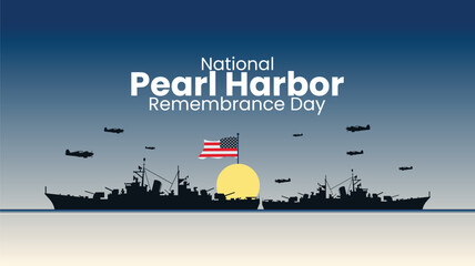 National Pearl Harbor Remembrance Day Tribute Poster