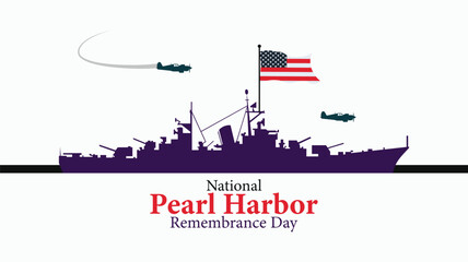 National Pearl Harbor Remembrance Day Tribute Poster