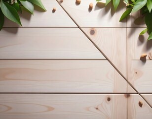 Japanese Minimal Wooden Table Background