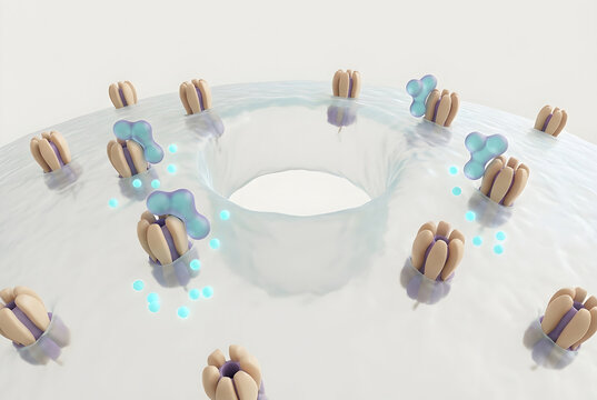 Potassium-competitive acid blocker (P-CAB) binding to gastric H+K+-ATPase