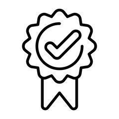 Trust Badge Vector Icon