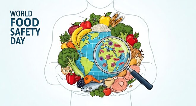 Global food safety awareness highlights microscopic threats to our world's nourishment and health.
