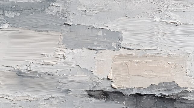 abstract gray oil impasto texture with modern painted canvas strokes